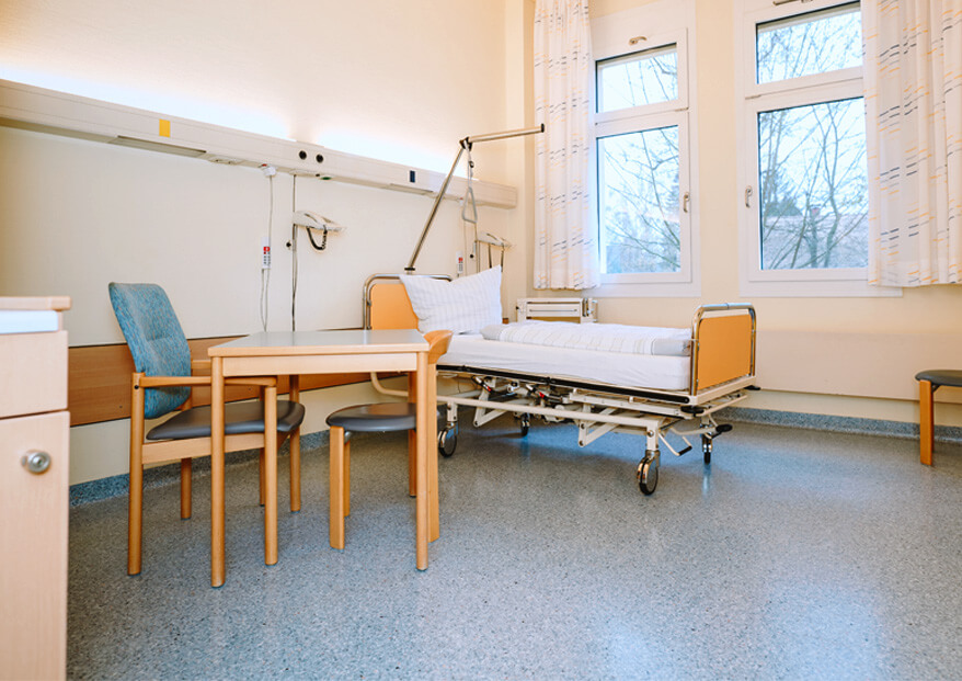 Patientenzimmer im Krankenhaus